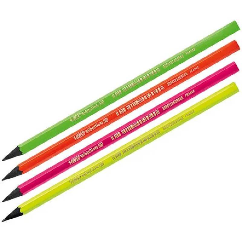 Pack de 12 Crayons BIC Eco Évolution Fluo Noir - 446182 - Image 2
