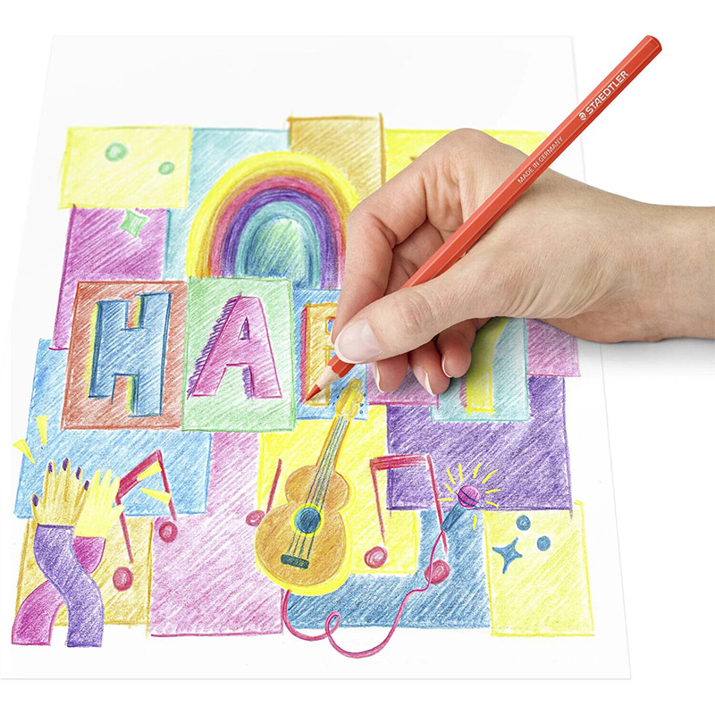 Pack de 12 Crayons de couleur STAEDTLER  Happy trend line  - Image 4