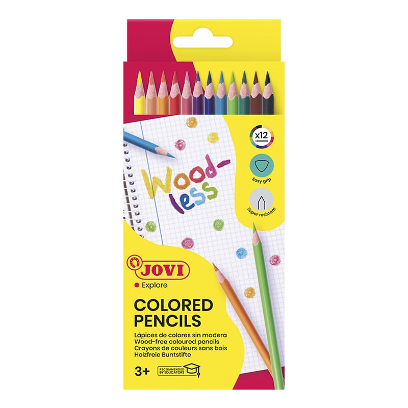Jovi 734/12 crayon de couleur Multicolore 12 pièce(s), Photo boutique MyTek chez MyTek