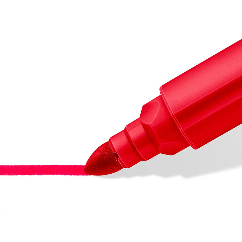 Pack de 12 Feutre à pointe fibre STAEDTLER géante triangulaire Noirs jumbo - Image 2