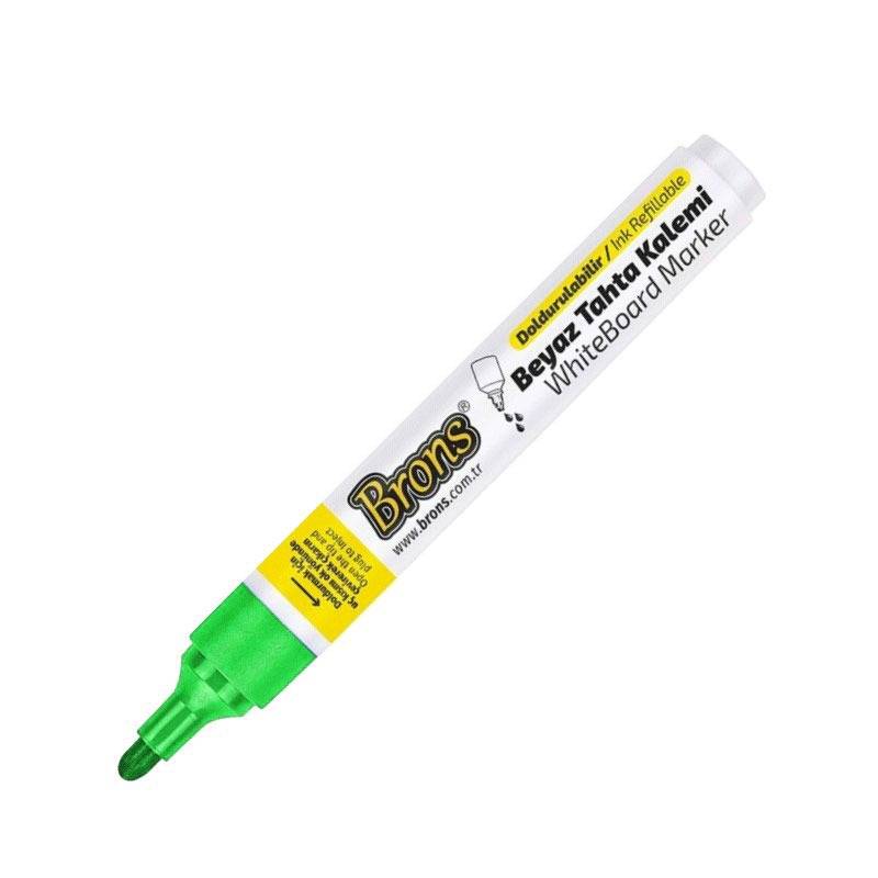 Pack de 12 Marqueurs Tableau BRONS Couleur Vert - Image 2