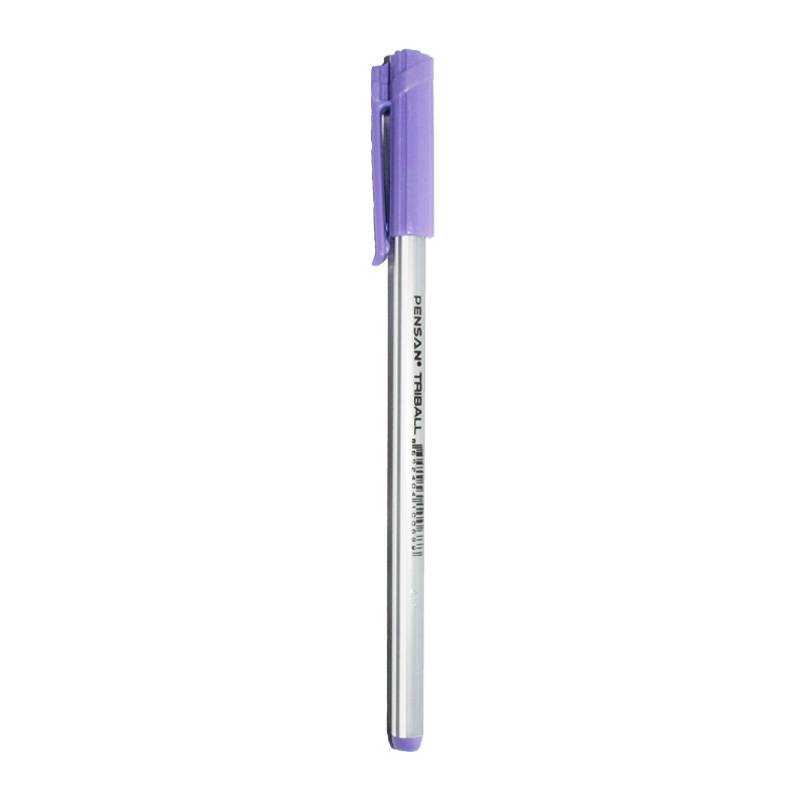 Pack de 12 Stylos à Bille PENSAN Triball - Violet - Image 2