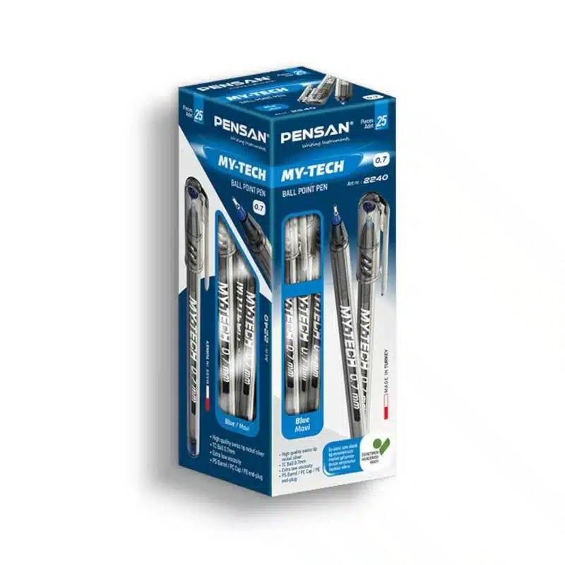 Pack de 25 Stylos à Bille PENSAN My Tech - Bleu
