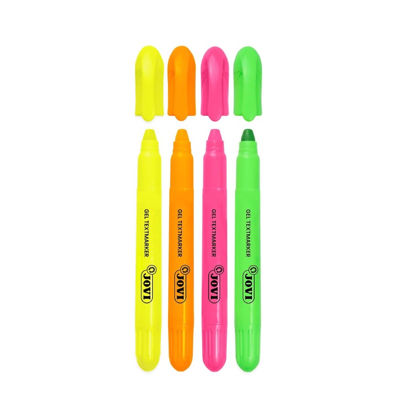 Pack De 4 Surligneur JOVI GEL 2001810 - Assorties - Image 2