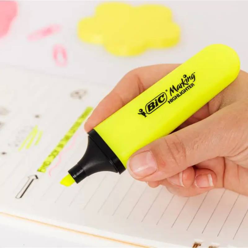 Pack de 4 Surligneurs BIC Blister Neon - Assortis - Image 4