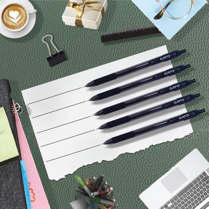 Pack de 50 Stylos à Bille CLARO Trion Grip RT - Noir - Image 4