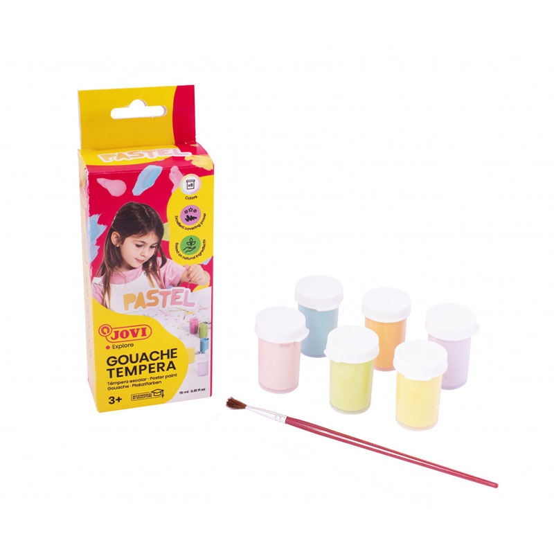 Pack de 6 Pots Gouache JOVI 15 ML - Pastel - Image 4