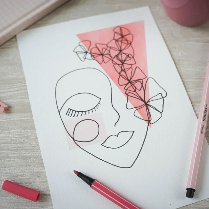 Pack De 6 Stylos Feutre STABILO Pen 68 - Image 6