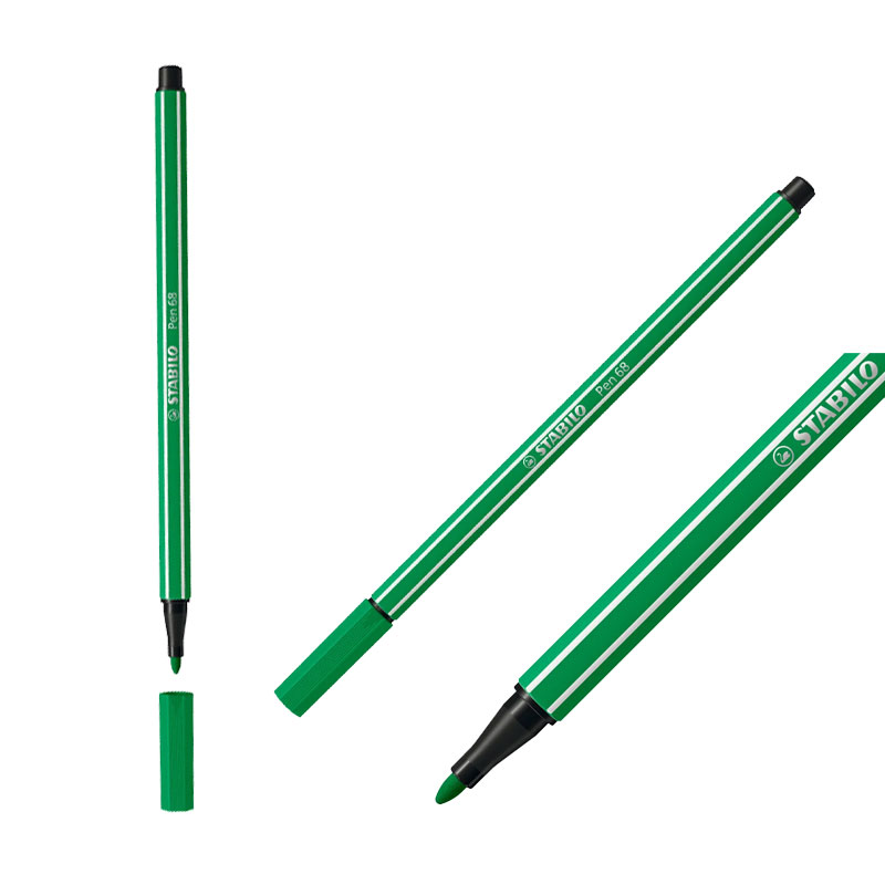 Pack De 6 Stylos Feutre STABILO Pen 68 - Image 2