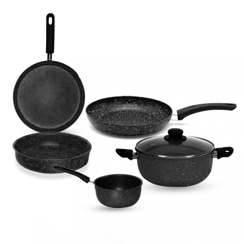 Pack El Gusto By COOK'ART De 6 Pièces - Noir
