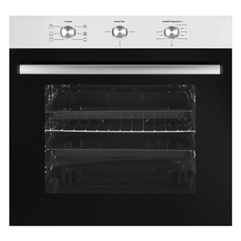 Pack Électroménager FRANCO Four Encastrable + Plaque de Cuisson + Hotte - Inox - Image 2