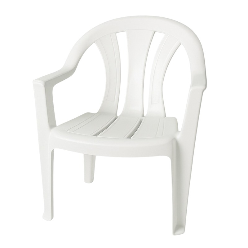 Pack Table et 6 Chaises en Plastique - Blanc - Image 3
