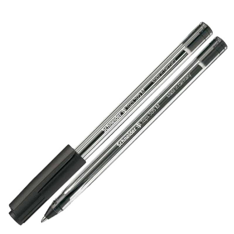 Pack de 50 Stylos à Bille Schneider Tops 505 M - Noir - Image 2