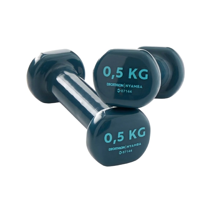 Paire D'haltères DOMYOSS Fitness 2*0.5kg - Bleu Marine 