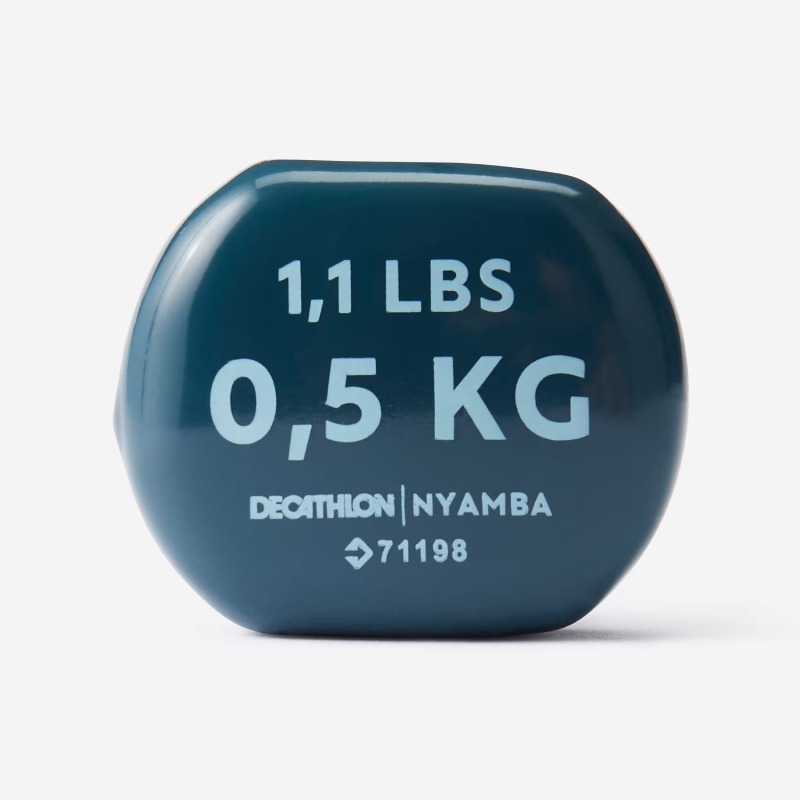 Paire D'haltères DOMYOSS Fitness 2*0.5kg - Bleu Marine  - Image 3