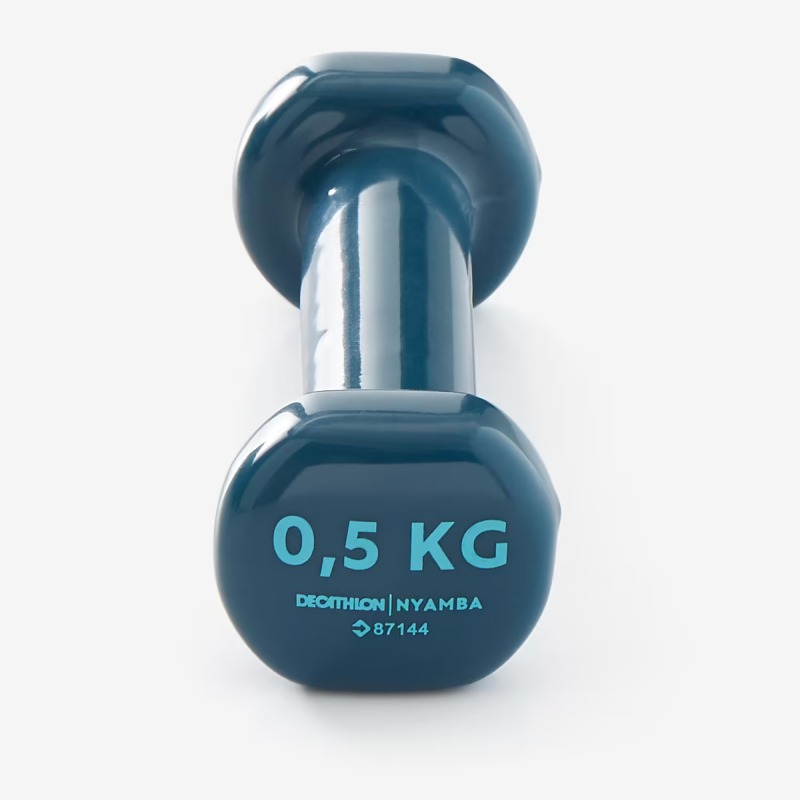 Paire D'haltères DOMYOSS Fitness 2*0.5kg - Bleu Marine  - Image 4