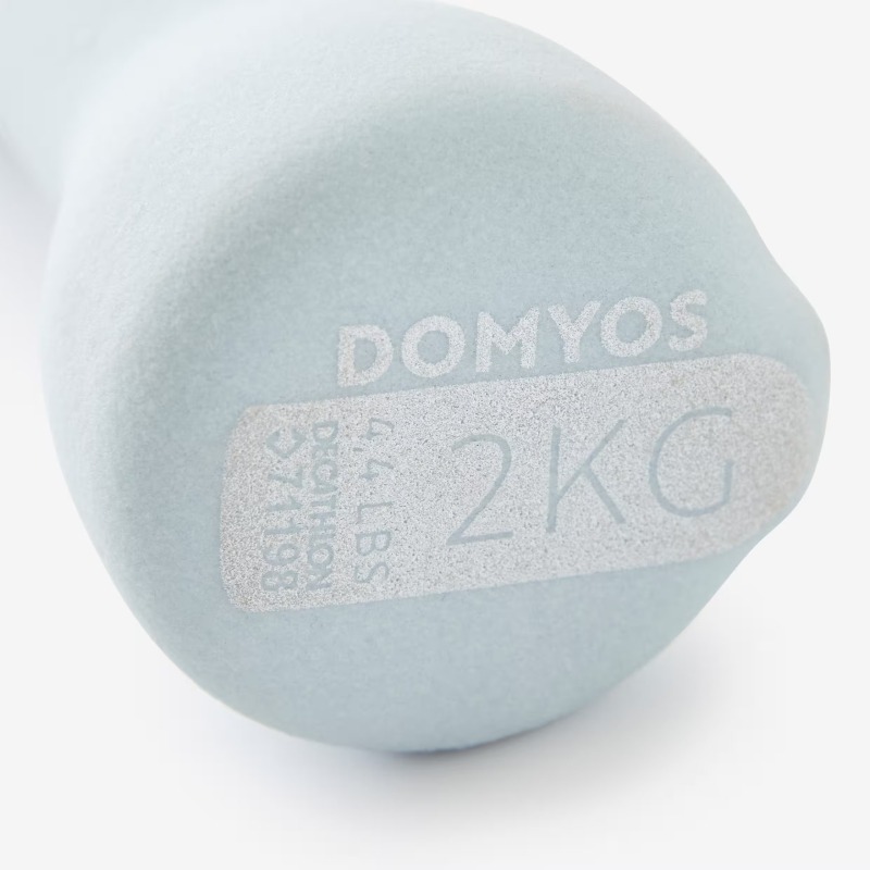 Paire D'haltères DOMYOSS Fitness 2*2 kg - Bleu clair  - Image 2