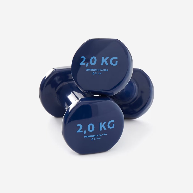 Paire D'haltères DOMYOSS Fitness 2*2kg - Bleu   - Image 2