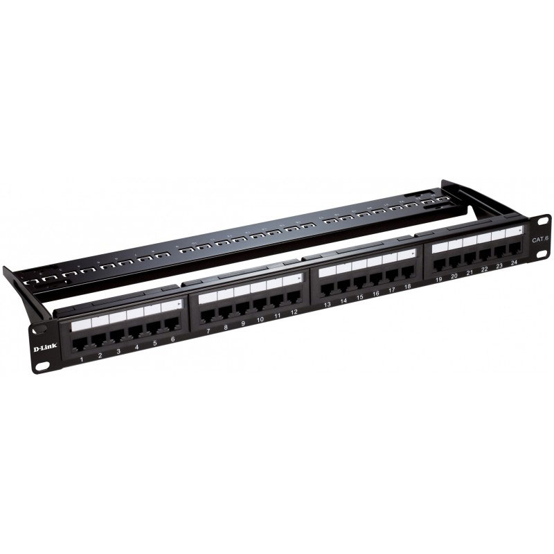 Panneau de brassage D-Link 24 ports UTP CAT 6  1U