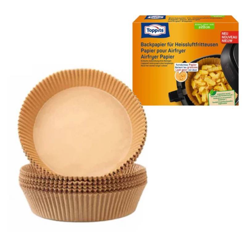 Papier Cuisson TOPPITS Pour Les Friteuses Sans Huile - 20 Pièces 