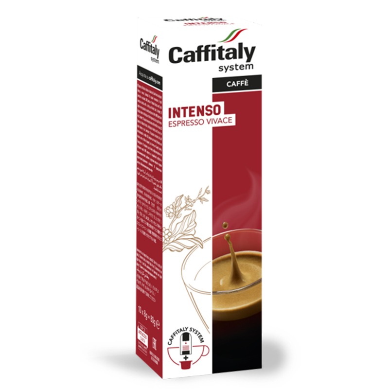 Paquet De 10 Capsules CAFFITALY Intenso 