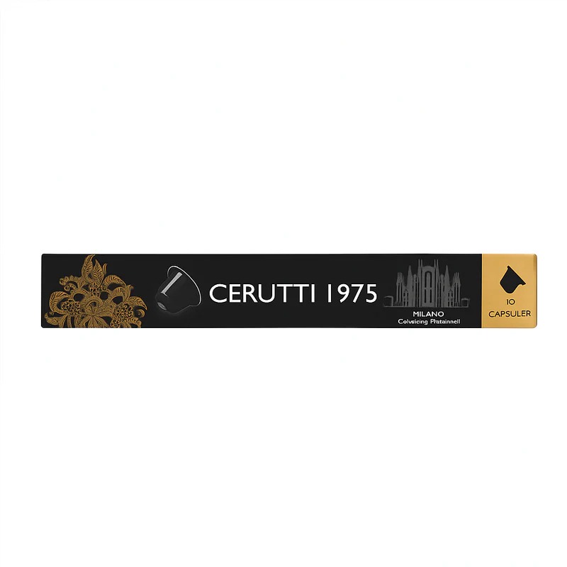 Paquet De 10 Capsules CERUTTI Milano Compatibles Nespresso