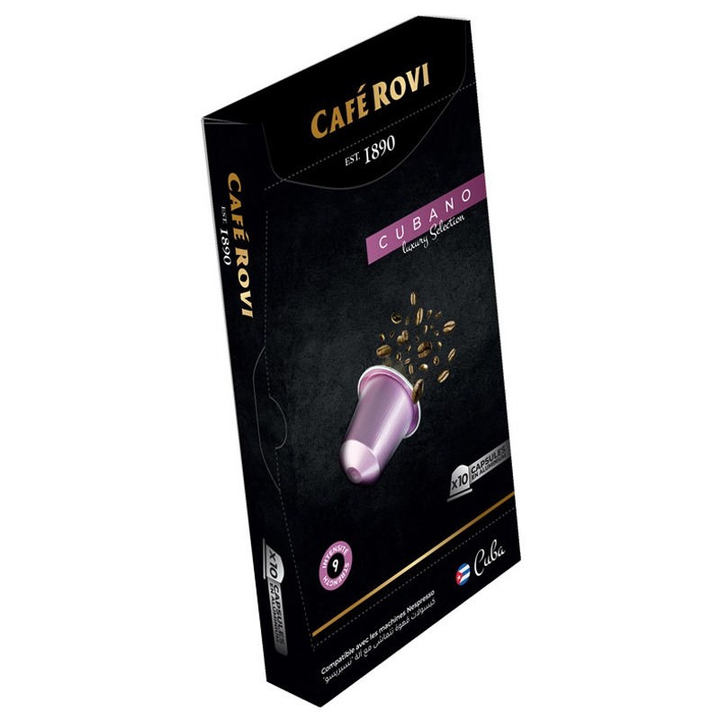 Paquet De 10 Capsules ROVI Alu Cubano - Image 2