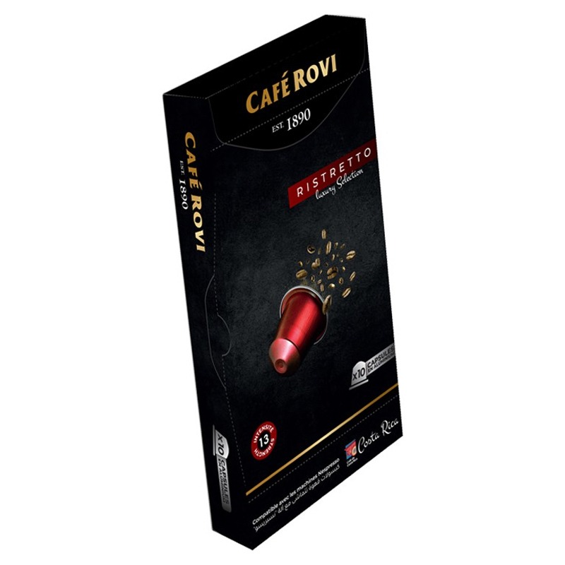 Paquet De 10 Capsules ROVI Alu Ristretto - Image 2