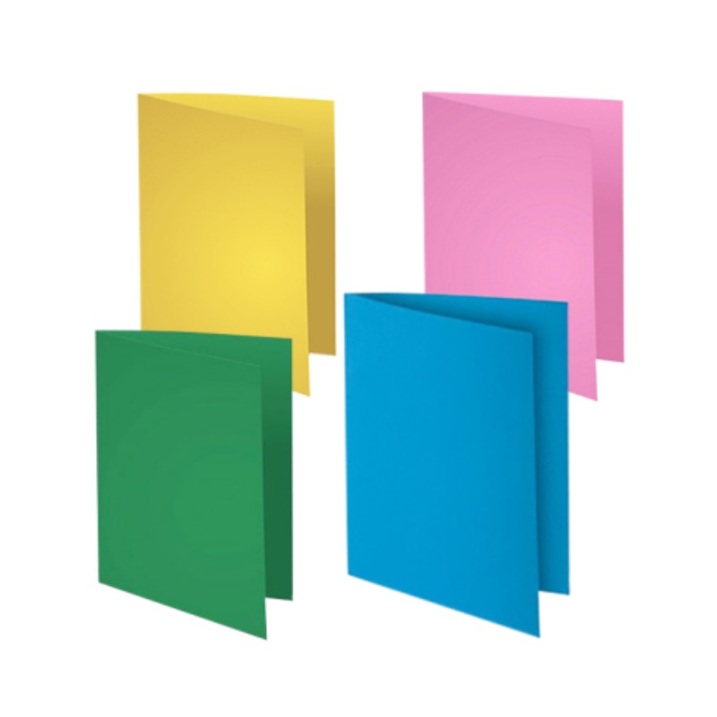 Paquet De 10 Chemises RIBAT Bristol Vives 160Gr 24*32 - Assorties
