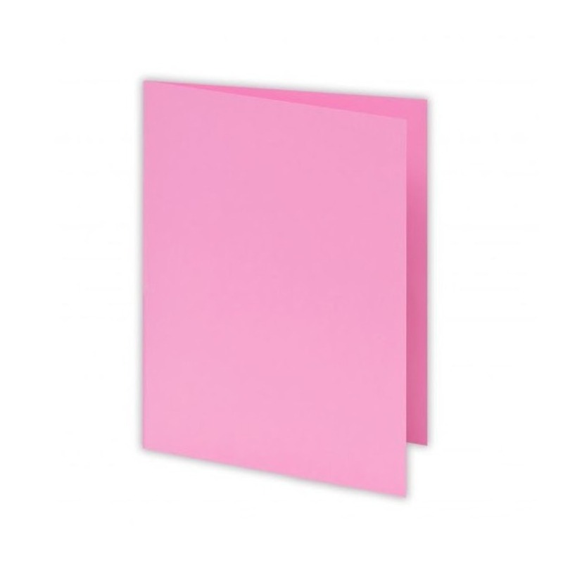 Paquet De 100 Chemises Cartonné RIBAT Bristol Pastel 160Gr 24*32 - Rose