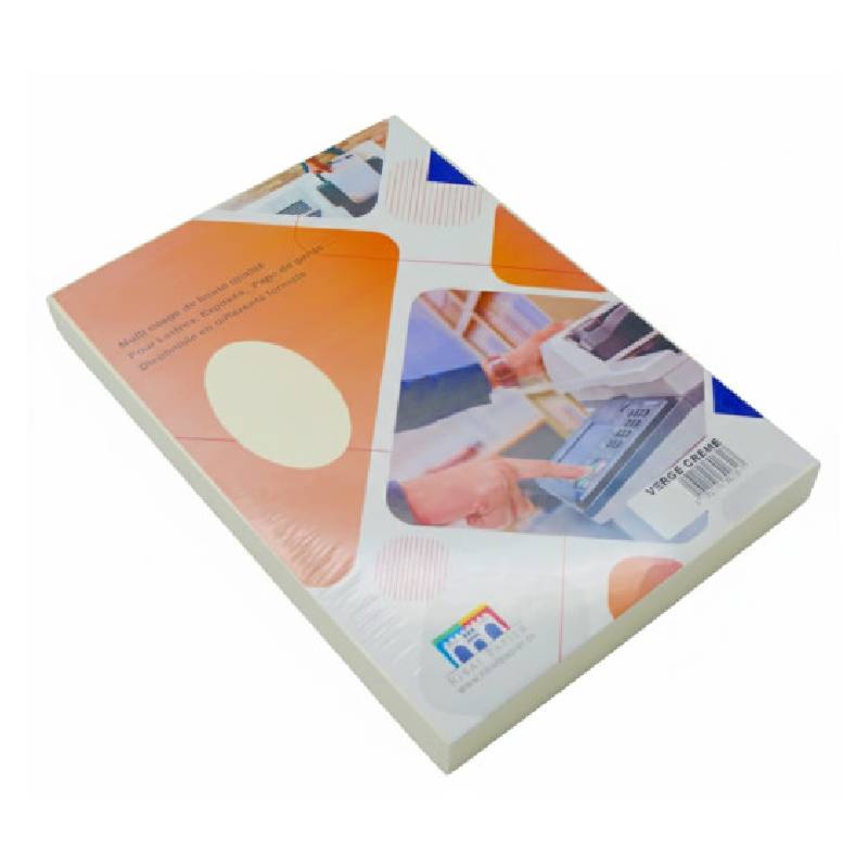  Paquet de 100 Feuilles RIBAT Vergés Crème A4 220G