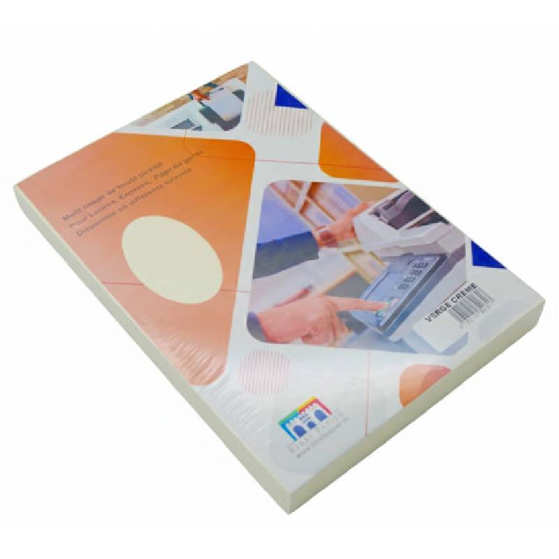  Paquet de 100 Feuilles RIBAT Vergés Crème A4 90G