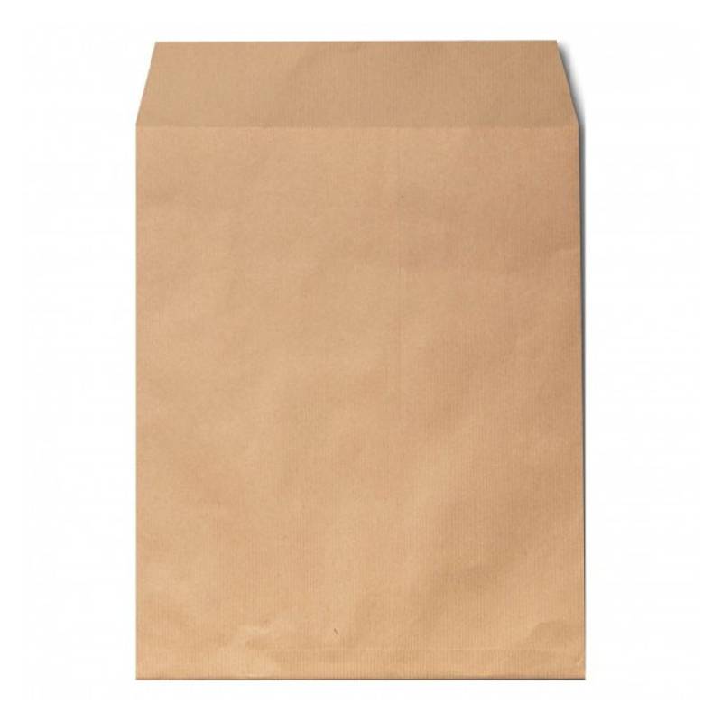 Paquet de 250 Pochettes PIGNA Kraft 300 x 400 mm Strip 90gr