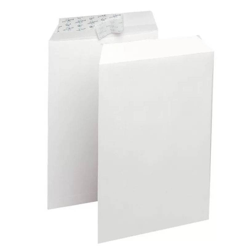 Paquet de 250 Pochettes PIGNA Blanches 300 x 400 mm Strip 90gr