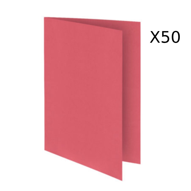 Paquet De 50 Chemises Bristol RIBAT VIVES 160G 24*32 - Fushia