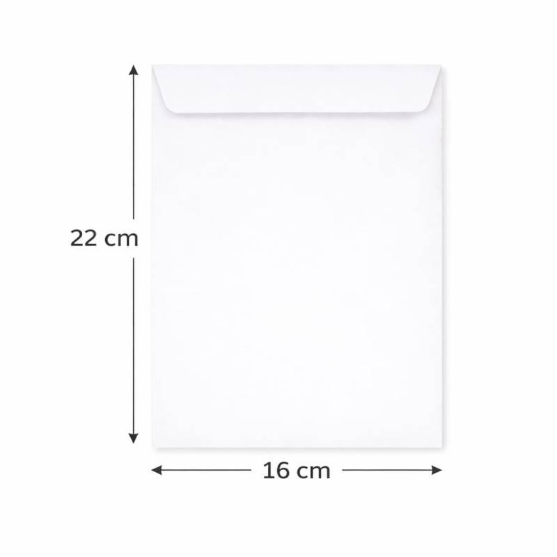 Paquet de 500 Pochettes GAZELLE 16x22 Blanc 100g - Image 2
