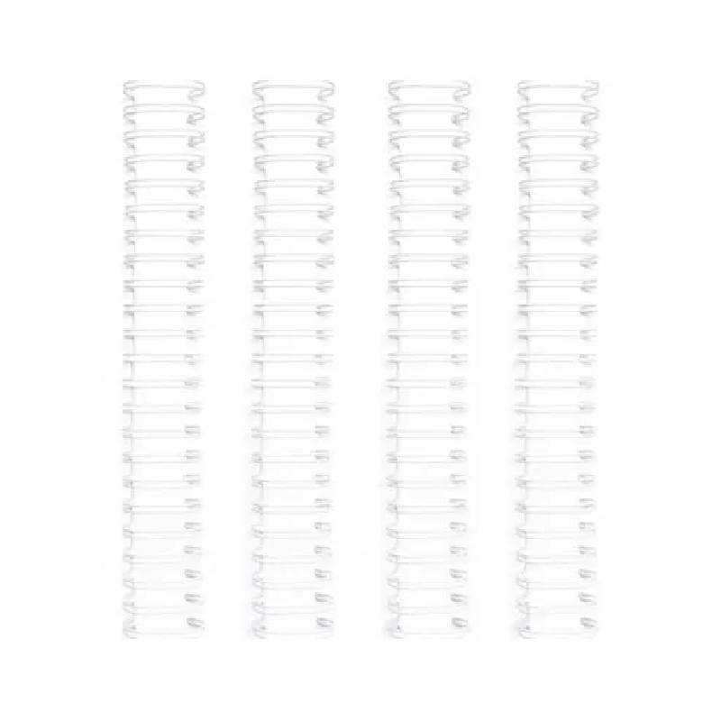 Paquet de 80 Spirales Métalliques 3.1 15.9 34 Loops - Blanc (311534)
