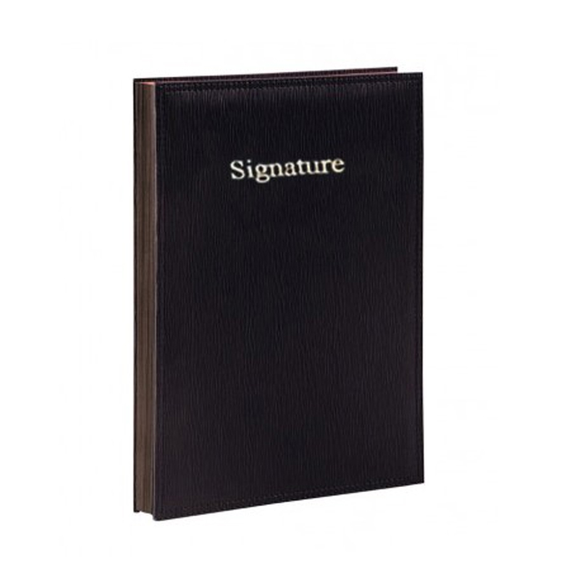 Parapheur De Signature De 24 Volets Mousse -Noir