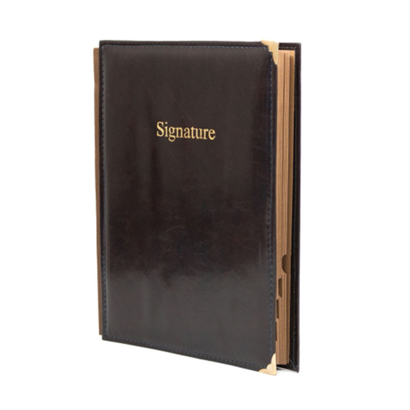 Parapheur de signature 16 Volets - Noir (PARF-16)
