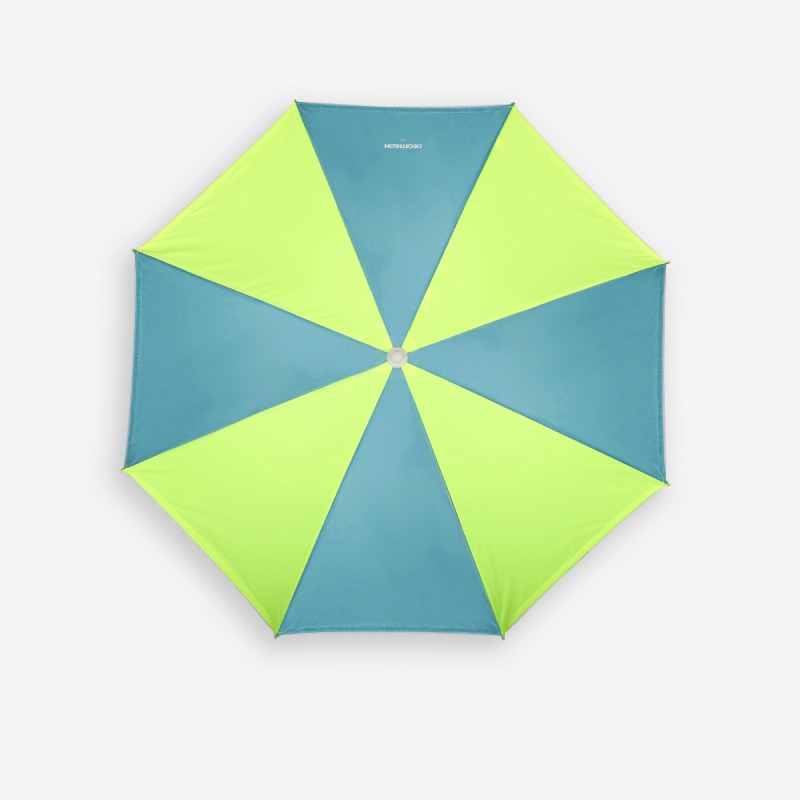 Parasol de Plage DECATHLON 2 Places UPF 50+ PARUV Windstop - bleu jaune - Image 5