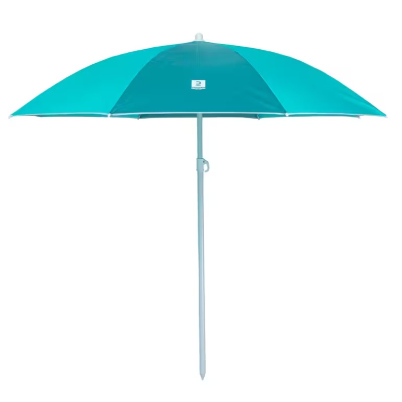 Parasol de plage DECATHLON UPF 50+ 2 places - bleu vert - Image 2