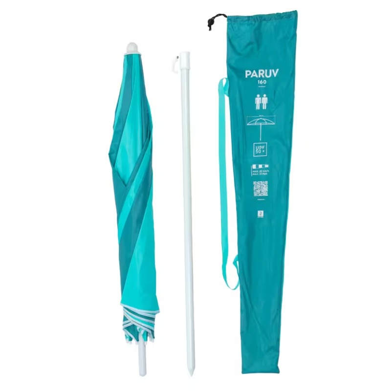 Parasol de plage DECATHLON UPF 50+ 2 places - bleu vert - Image 7