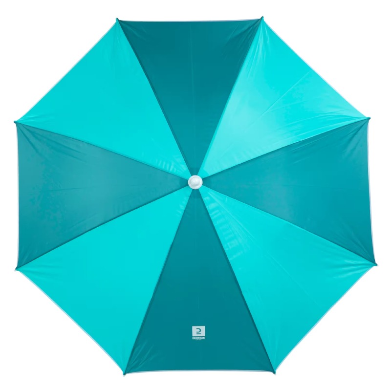 Parasol de plage DECATHLON UPF 50+ 2 places - bleu vert - Image 5