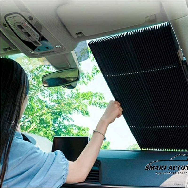 Pare-Soleil Extensible Perforé pour Voiture avec Ventouses - Image 2