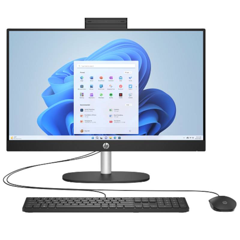 Pc De Bureau HP Tout en Un 24-cr0057nk AMD Ryzen 5 8Go 512Go SSD, Photo boutique MyTek chez MyTek