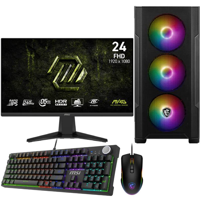 Pc de Bureau Gamer MYTEK i7 12è Gén 32G RTX 5060 8G