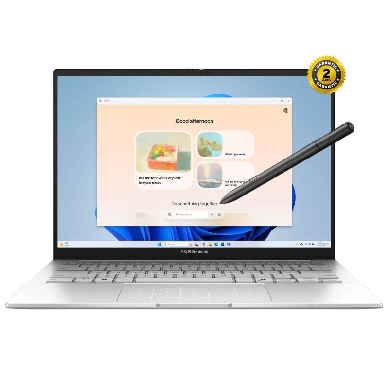 Pc Portable ASUS ZenBook 14 Ultra 9 285H 32G 1To SSD - Silver