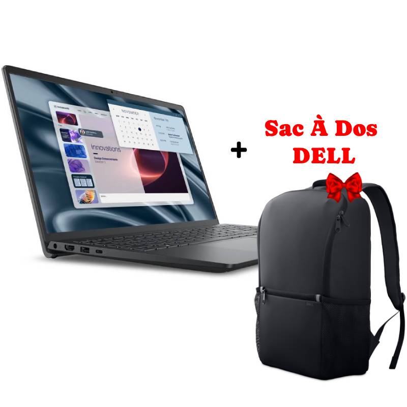 PC Portable DELL Pro 15 Essential AMD RYZEN 5 8Go 512Go SSD - Noir, Photo boutique MyTek chez MyTek