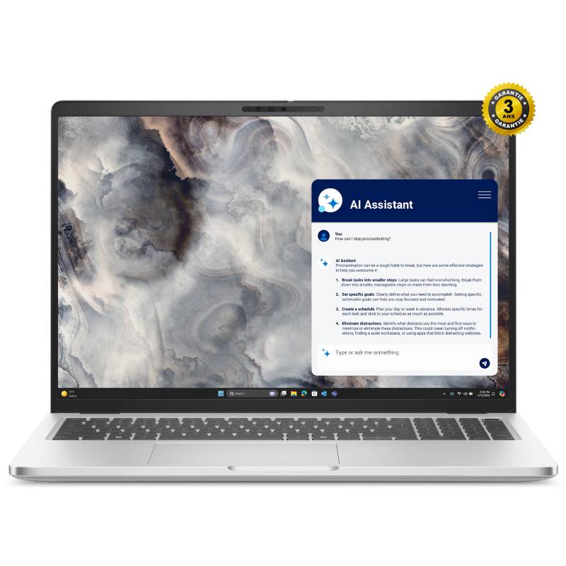 Pc portable Dell Pro 16 Plus / Ultra 5 235U vPro / 16 Go DDR5 / 512 Go SSD / Gris, Photo boutique MyTek chez MyTek