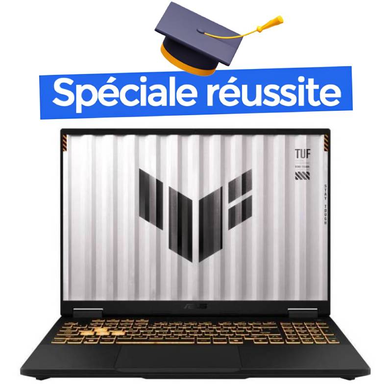 Pc Portable Asus Tuf Gaming F16 TUF608JMR I7 14Gén 16 Go 1 To SSD Windows 11 RTX 5060, Photo boutique MyTek chez MyTek